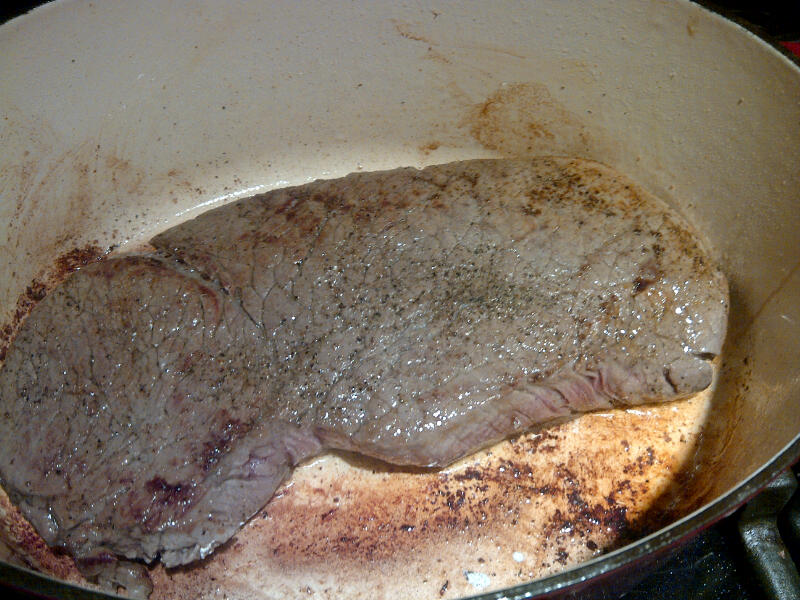 searing a roast