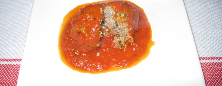 Oven-Baked Veal Meatballs in Tomato Sauce