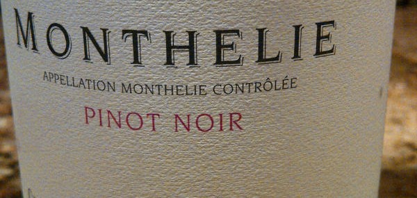 2008 Chateau Puligny Montrachet Monthelie Pinot Noir
