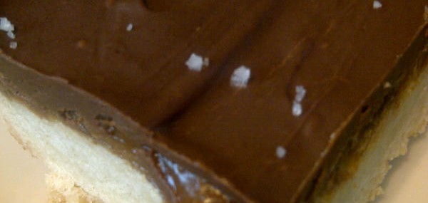 Fleur de Sel, Caramel and Chocolate Shortbread