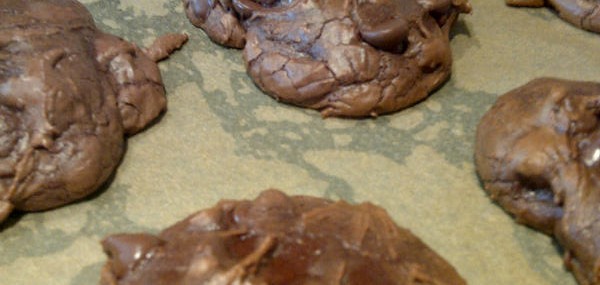 Quadruple Chocolate Brownie Cookies