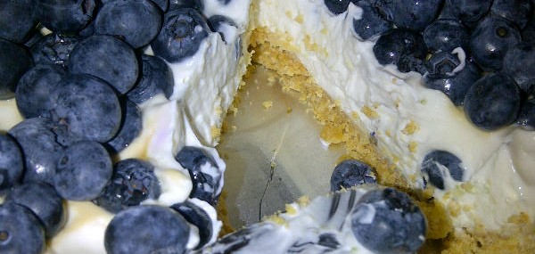 Quick and Easy Greek Yogurt Blueberry Pie