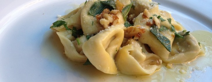 Pumpkin Tortellini with Brown Butter and Sage
