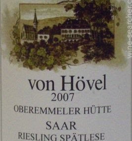 2007 Weingut von Hovel Oberemmeler Hutte Riesling Spatlese
