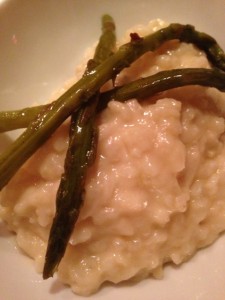 Risotto with Grilled Asparagus