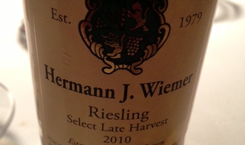 2010 Hermann J. Wiemer Select Late Harvest Riesling