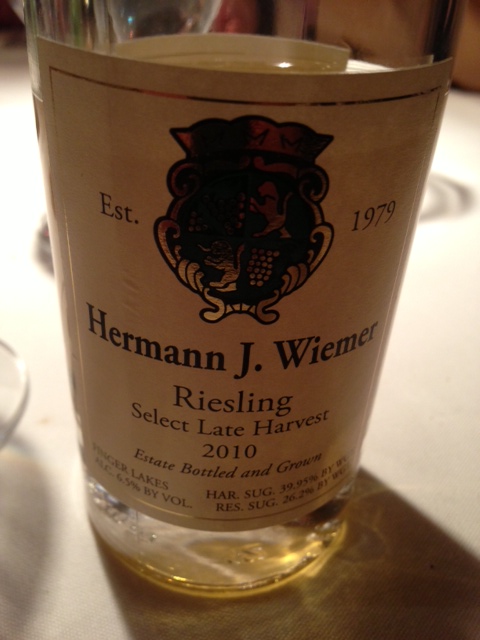 2010 Hermann J. Wiemer Select Late Harvest Riesling