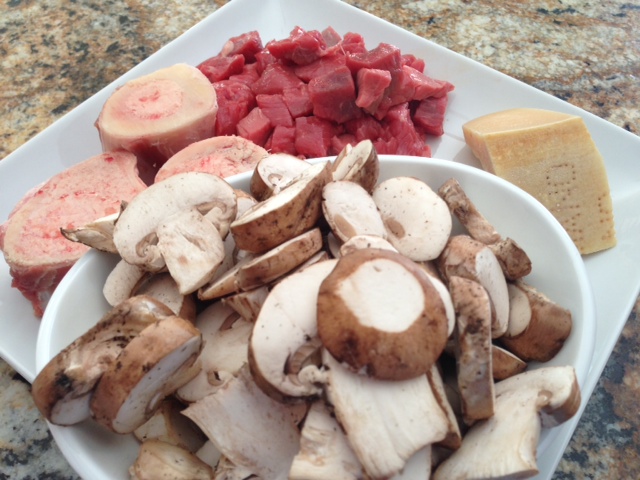 Beef Barley Soup Fixings