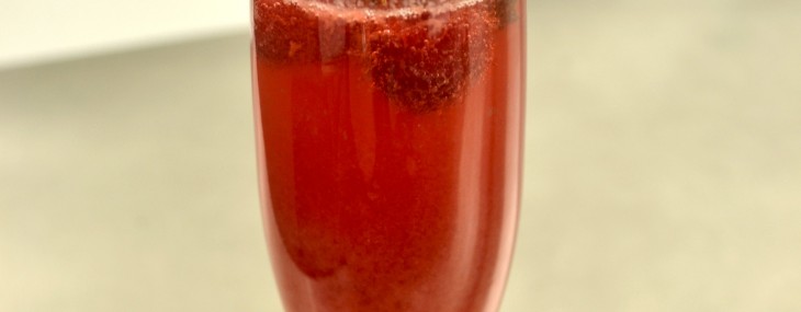 Raspberry Mint Rosé Bellini