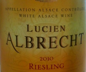 2010 Lucien Albrecht Riesling Réserve