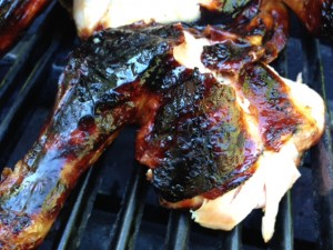 Chicken Gets Lacquered Skin