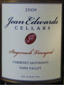 2009 Jean Edwards Stagecoach Vineyard Cabernet Sauvignon