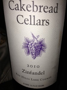 2010 Cakebread Cellars Zinfandel