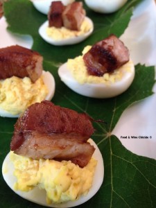 Pork Belly Deviled Eggs