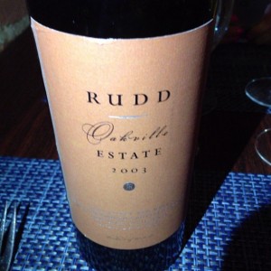 2003 Rudd Estate