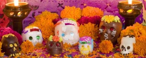 Mexican Day Of The Dead Altar Front