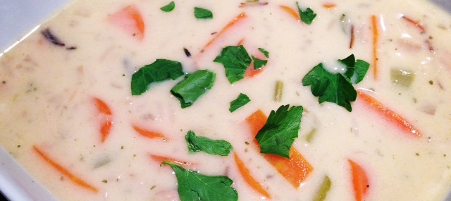 Creamy Chicken and Wild Rice Soup