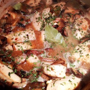 Chicken Simmering