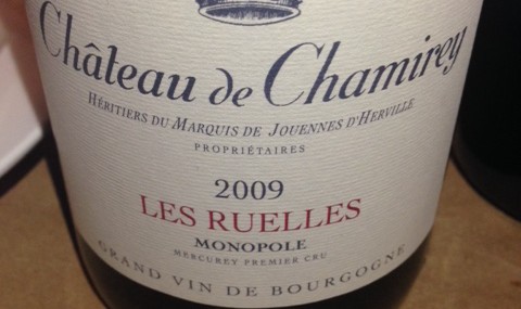 2009 Chateau de Chamirey Les Ruelles Mercurey Rouge 1er Cru