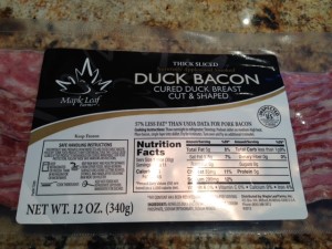 Maple Leaf Duck Bacon