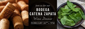 Spuntino Catena Wine Dinner