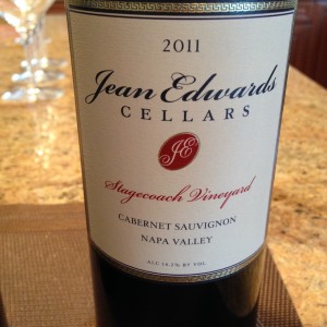 2011 Jean Edwards Stagecoach Vineyard Cabernet Sauvignon