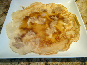 Crepe with Maple Syrup and Brown Sugar