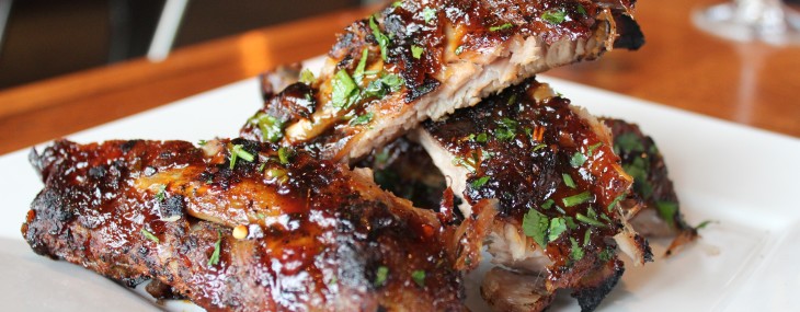 Baby Back Ribs with Balsamic BBQ Sauce