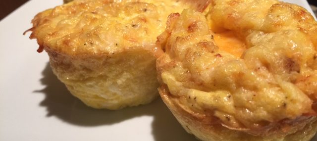 Crustless Chipotle Cheesy Quiches