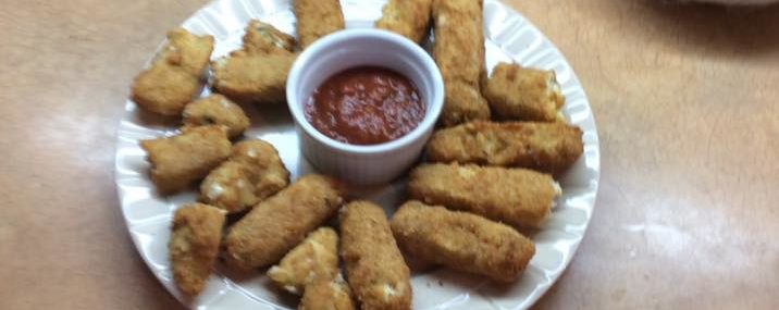 Spinach Dip Mozzarella Sticks