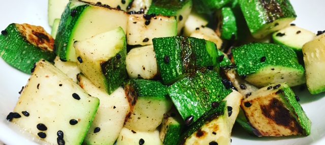 Easy Sesame Zucchini – Not Really a Recipe