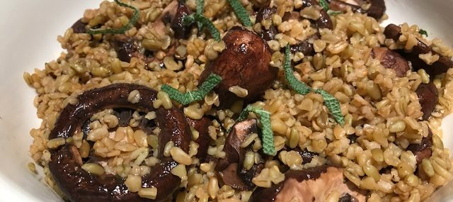 Cremini Mushroom Freekeh