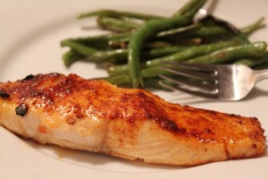 Salmon with Maple Glaze