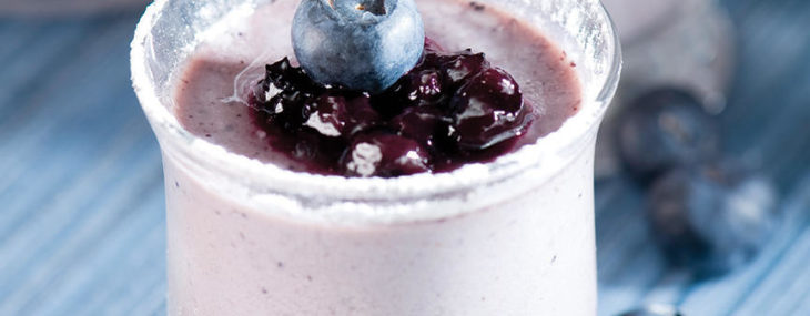 Blueberry Panna Cotta