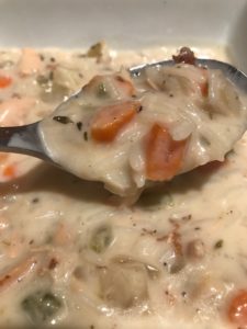 Creamy Chicken and Rice Soup