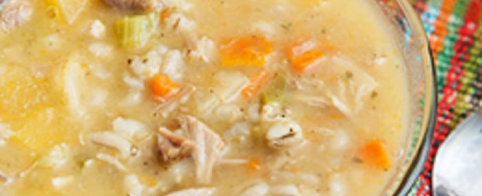 Hearty Turkey Barley Soup