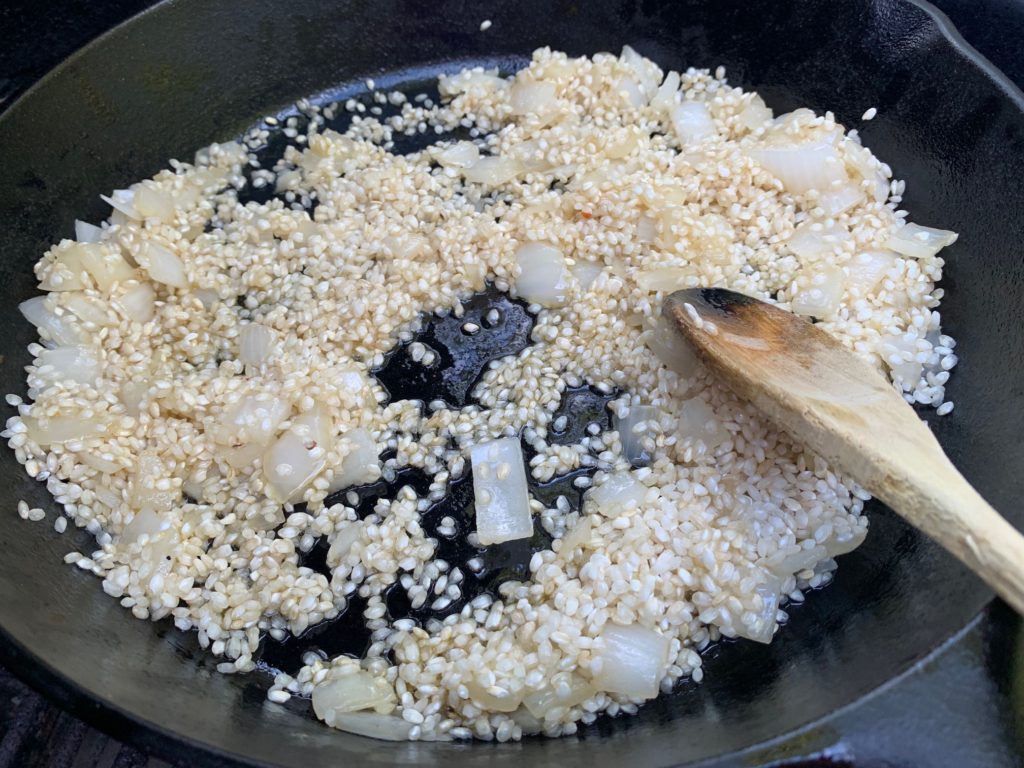 Paella Rice and Onion
