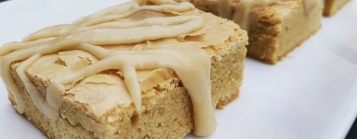 Maple Blondies with Maple Icing